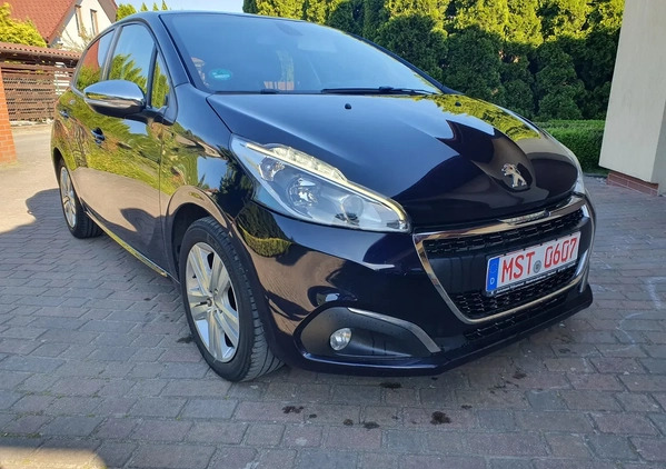 Peugeot 208 cena 32950 przebieg: 92000, rok produkcji 2019 z Krotoszyn małe 277